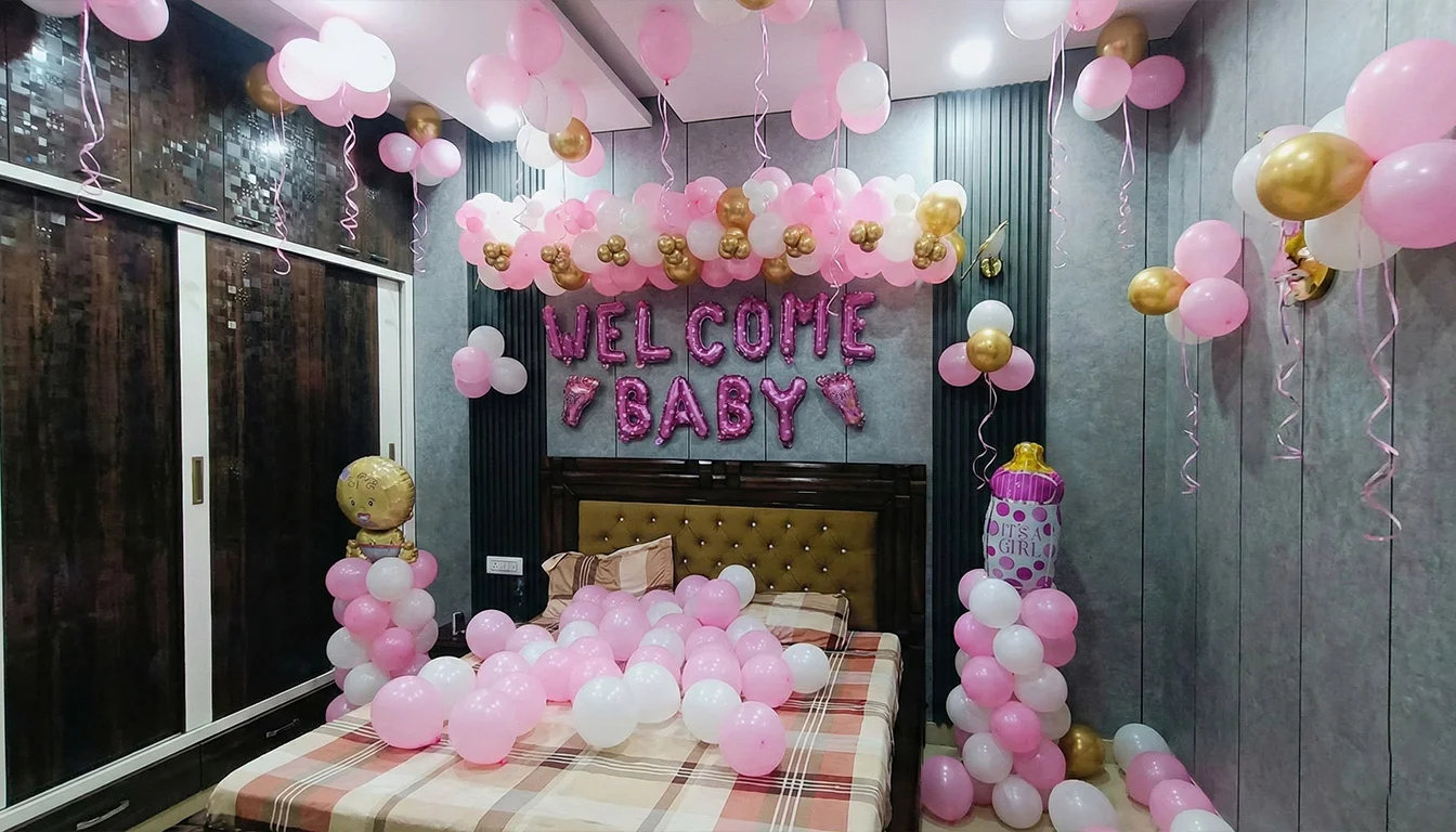 Welcome Baby Pink Theme