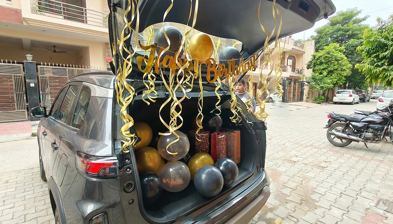 Car Boot Birthday Surprise